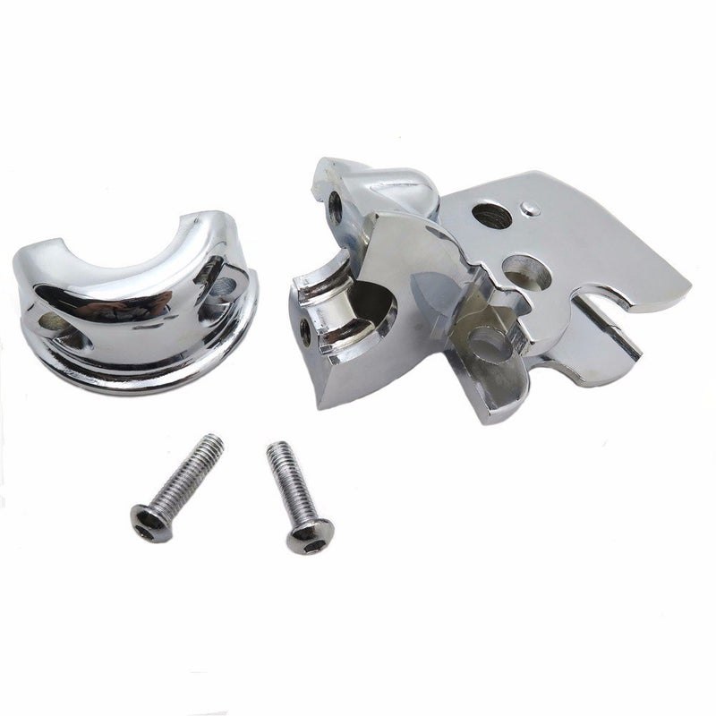 XKMT-Chrome Clutch Lever Mount Bracket Clutch Bracket Compatible With H-D 2008-later Dyna / 2008-2014 Softail (Street Bob FXDB/Wide Glide FXDWG/Switchback FLD [B01MRLRMTX] - Image 4